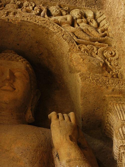 Buddha relief - Kanheri Caves