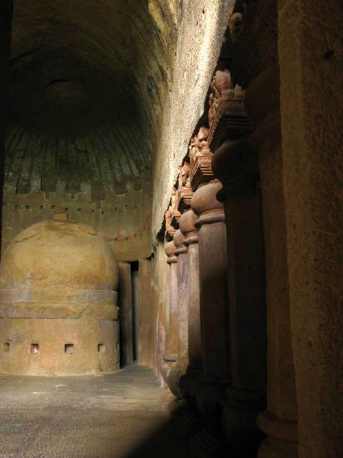 Chaitya stupa - Kanheri Caves