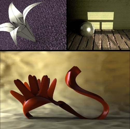 3D lighting and texturing tests