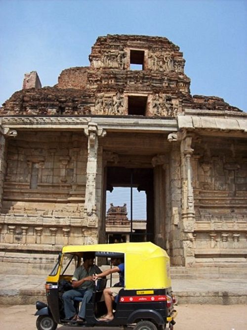 Auto-rickshaw at Hampi