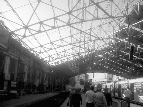 Open roof at Churchgate Station