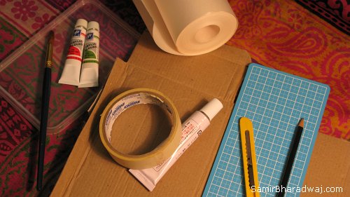 Christmas gift wrapping materials