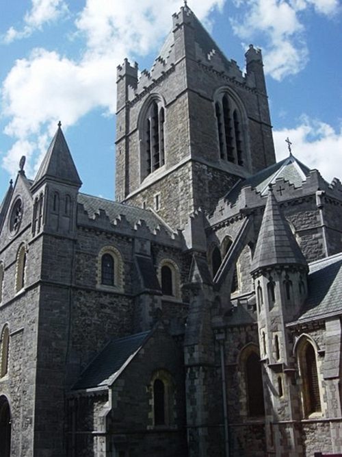 Church steeple in Dublin