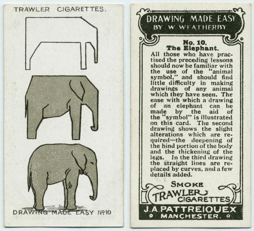Simple instructions for drawing an elephant