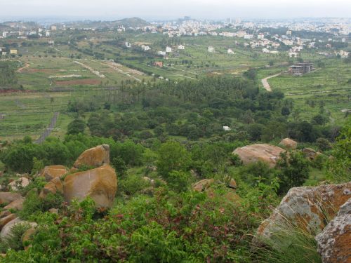 View from Turhalli Gudda - Bengaluru