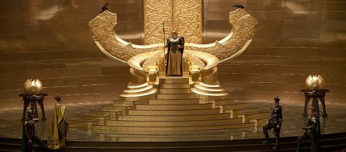 Odin's throne room in Asgard - Thor