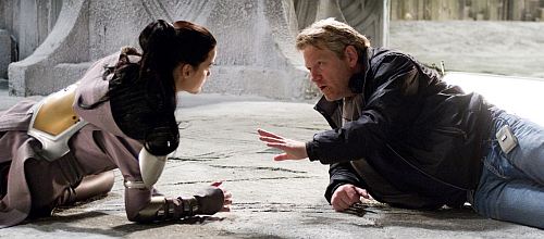 Kenneth Branagh directs Jamie Alexander as Sif - Thor