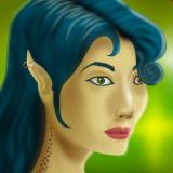 Vector Painting of an Elven Princess