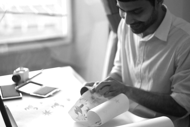 Samir Bharadwaj - designing some craft